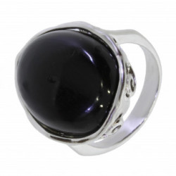 Ring 50-09 Sterling Silver Black Onyx