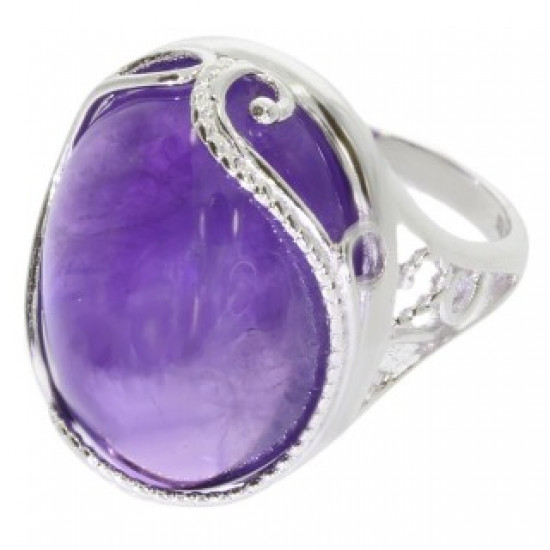 Ring 50-11 Sterling Silver Amethyst