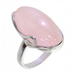 Ring 50-13 Sterling Silver Rose Quartz