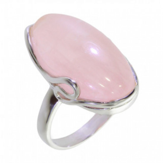 Ring 50-13 Sterling Silver Rose Quartz