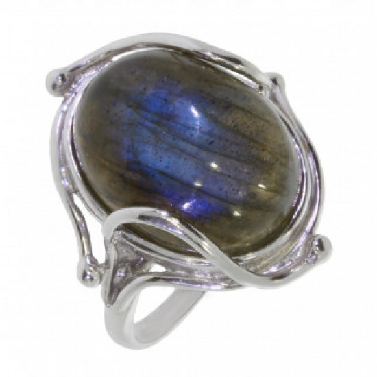 Ring 50-14 Sterling Silver Labradorite