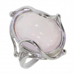 Ring 50-14 Sterling Silver Rose Quartz