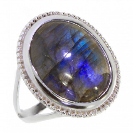 Ring 50-15 Sterling Silver Labraborite