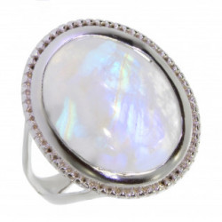 Ring 50-15 Sterling Silver Moonstone