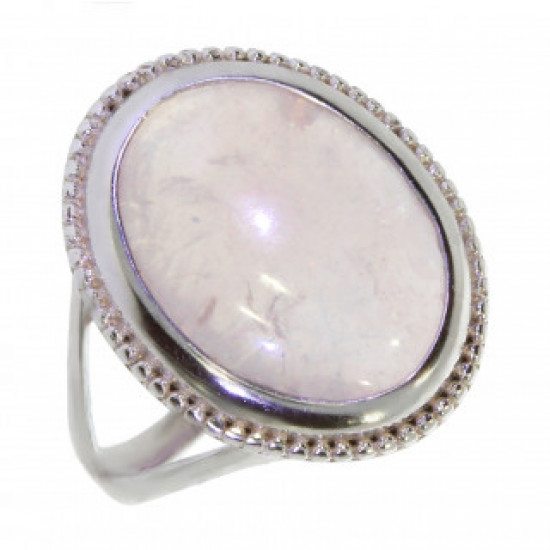Ring 50-15 Sterling Silver Rose Quartz