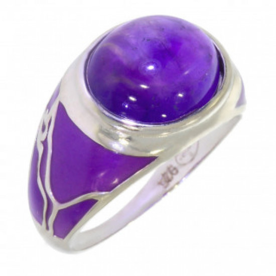 Ring 50-16 Sterling Silver Amethyst