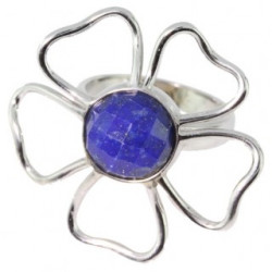 Ring 54-01 Sterling Silver Lapis Lazuli
