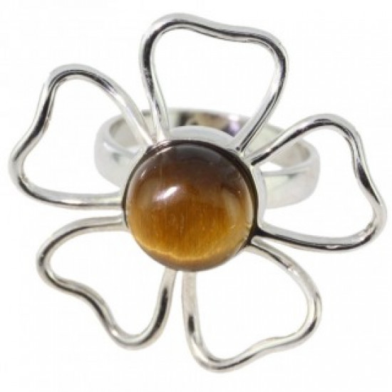 Ring 54-01 Sterling Silver Tiger's Eye