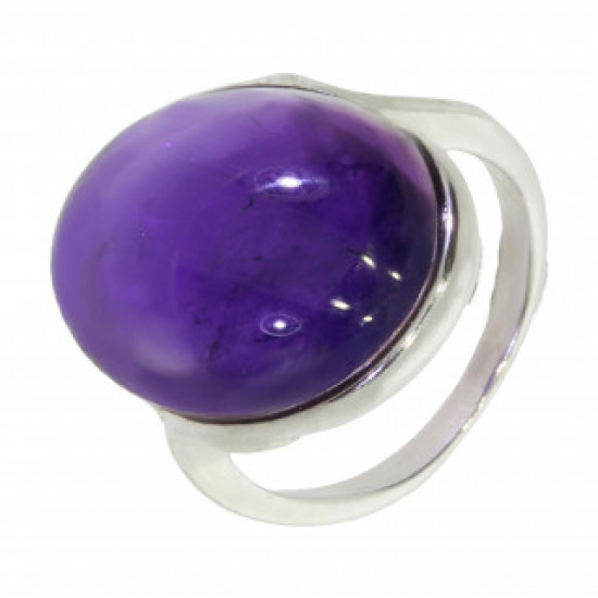 Ring 54-02 Sterling Silver Amethyst