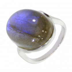 Ring 54-02 Sterling Silver Labradorite