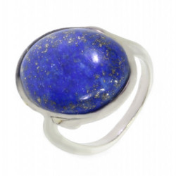 Ring 54-02 Sterling Silver Lapis Lazuli