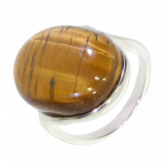 Ring 54-02 Sterling Silver Tiger's Eye