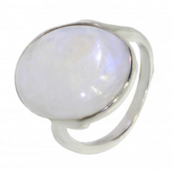 Ring 54-02 Sterling Silver Moonstone