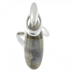 Ring 54-03 Sterling Silver Labradorite