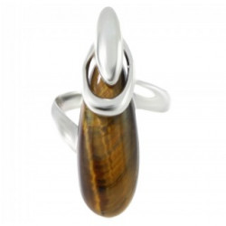 Ring 54-03 Sterling Silver Tiger's Eye