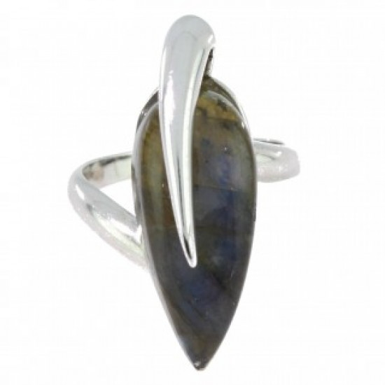 Ring 54-04 Sterling Silver Labradorite