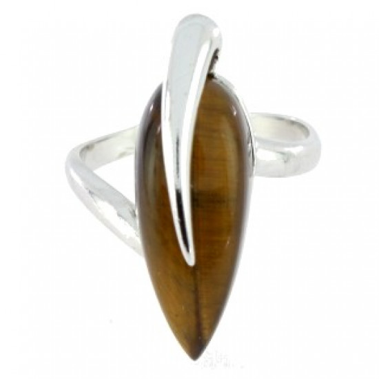 Ring 54-04 Sterling Silver Tiger's Eye