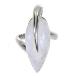 Ring 54-04 Sterling Silver Moonstone