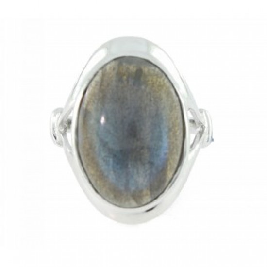 Ring 54-08 Sterling Silver Labradorite