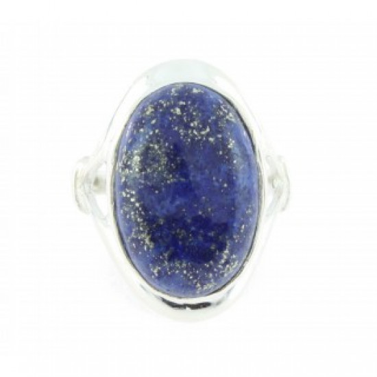 Ring 54-08 Sterling Silver Lapis Lazuli
