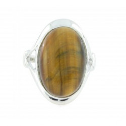 Ring 54-08 Sterling Silver Tiger's Eye