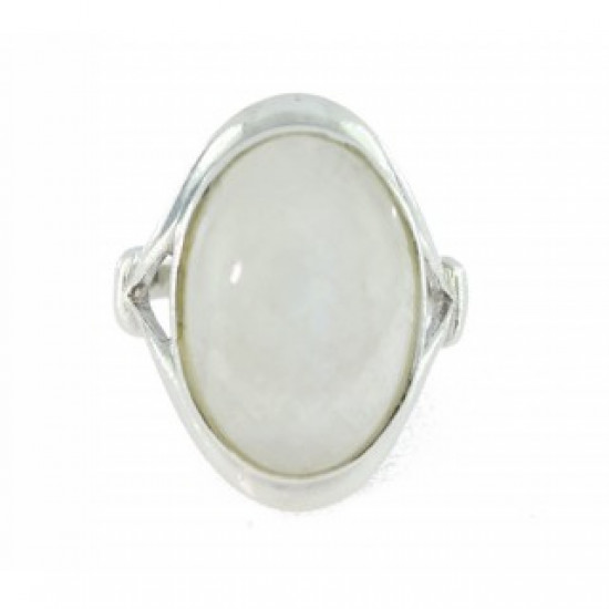 Ring 54-08 Sterling Silver Moonstone