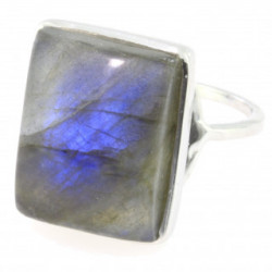 Ring 54-10 Sterling Silver Labradorite