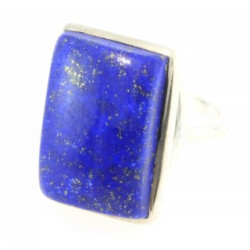 Ring 54-10 Sterling Silver Lapis Lazuli