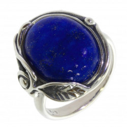 Ring 54-12 Sterling Silver Lapis Lazuli