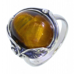 Ring 54-12 Sterling Silver Tiger's Eye
