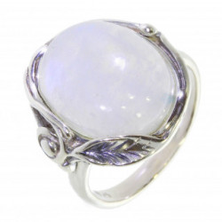 Ring 54-12 Sterling Silver Moonstone