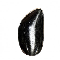 Bague obsidienne argenté