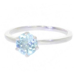 Ring M-02 Sterling Silver Aquamarine