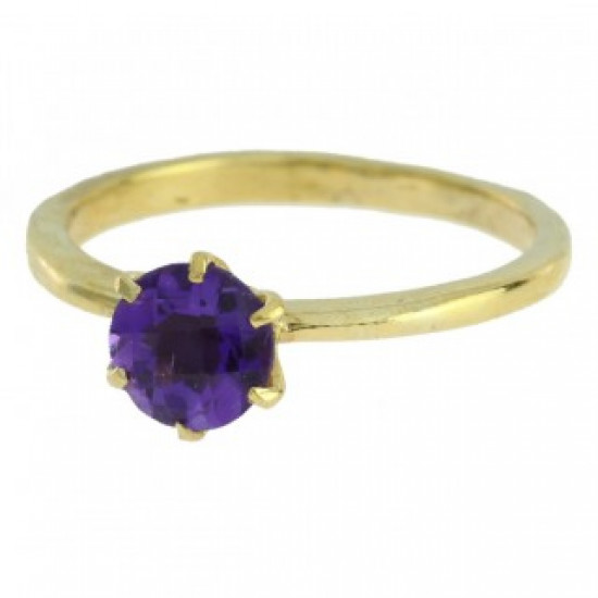Ring M-02 Vermeil Amethyst
