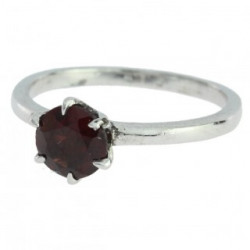 Ring M-02 Sterling Silver Garnet