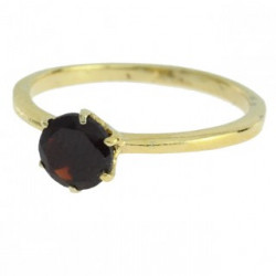 Ring M-02 Vermeil Garnet