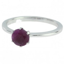 Ring M-02 Sterling Silver Ruby