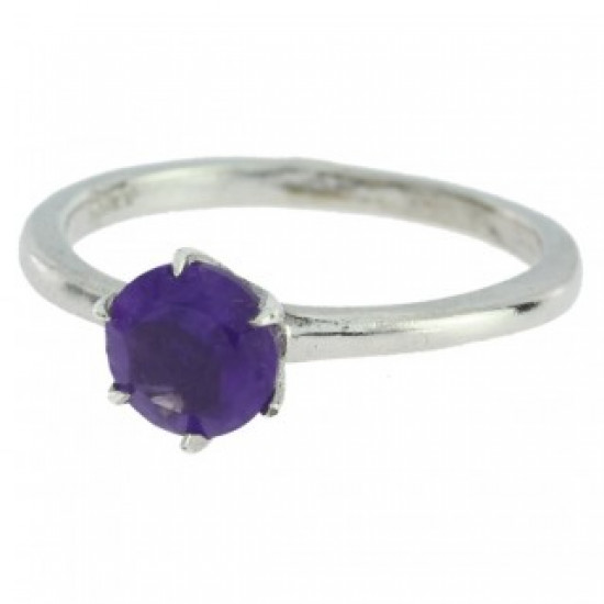 Ring M-02 Sterling Silver Amethyst Ring M-02 Sterling Silver Amethyst
