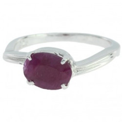 Ring M-06 Sterling Silver Ruby