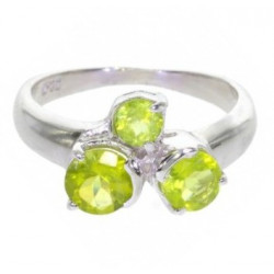 Ring M-09 Sterling Silver Peridot