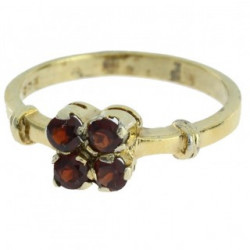 Ring M-10 Vermeil Garnet