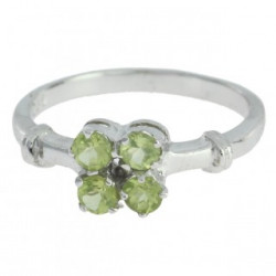 Ring M-10 Sterling Silver Peridot