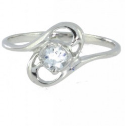 Ring M-12 Sterling Silver Aquamarine