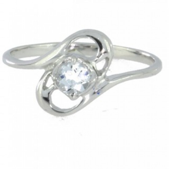 Ring M-12 Sterling Silver Aquamarine