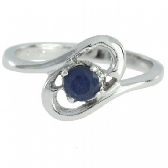 Ring M-12 Sterling Silver Sapphire