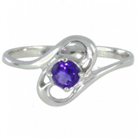 Ring M-12 Sterling Silver Amethyst Ring M-12 Sterling Silver Amethyst