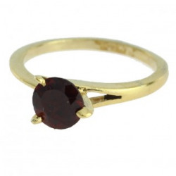 Ring M-13 Vermeil Garnet
