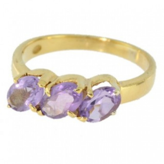 Ring M-19 Vermeil Amethyst