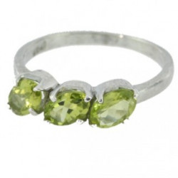 Ring M-19 Sterling Silver Peridot