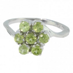 Ring M-21 Sterling Silver Peridot